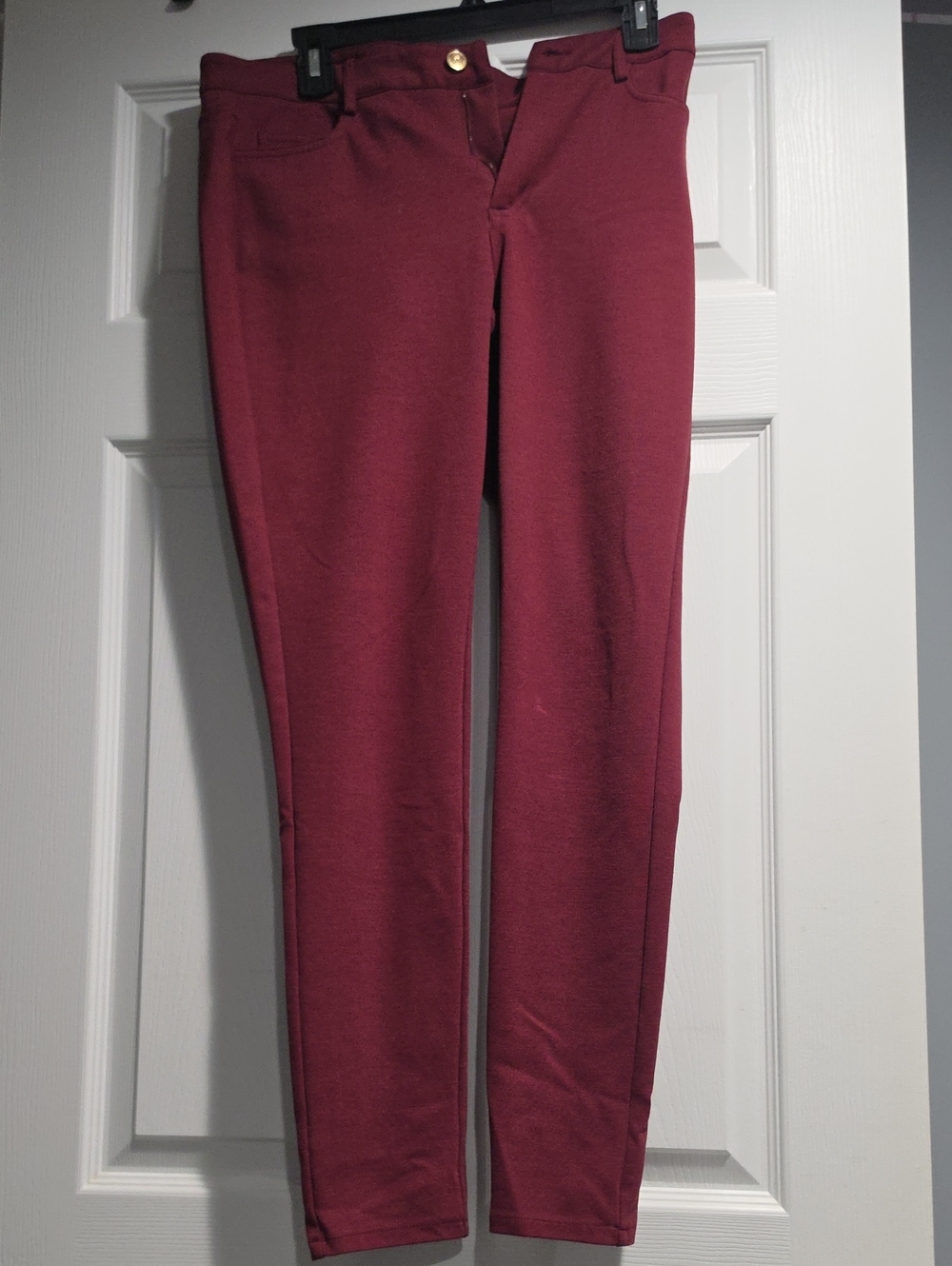 MICHAEL Michael Kors Wine Skinny Ponte Pants